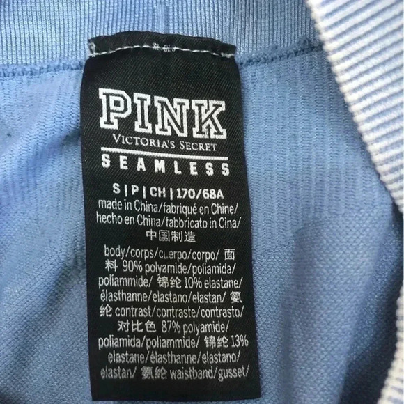 PINK by Victoria’s Secret Light Blue Seamless Leggings Size: S - Picture 8 of 9